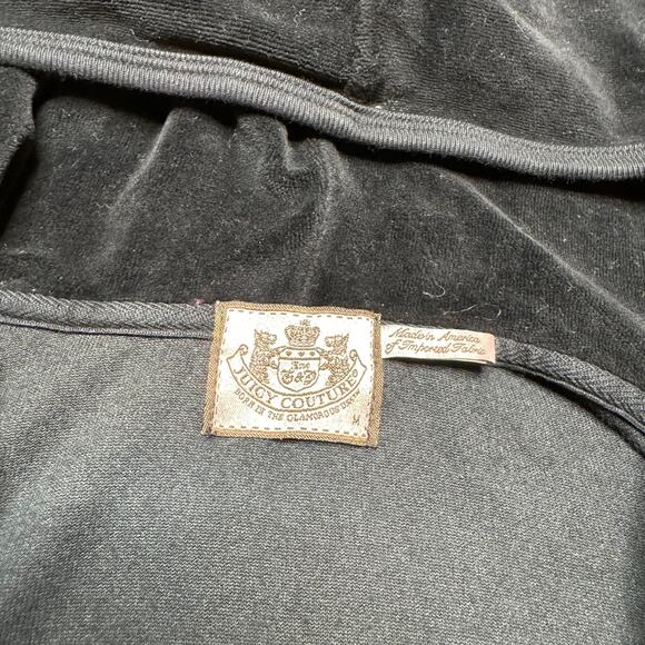 Juicy Couture Y2K Terry Cloth Velour Track Suit Jacket & Pants Size S/M - Picture 2 of 5